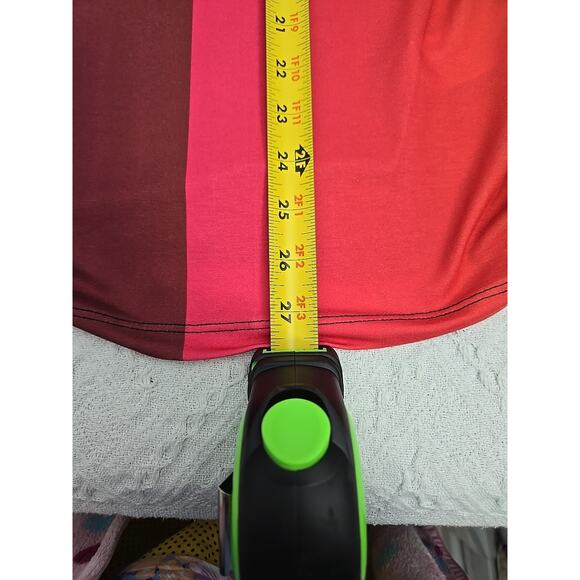 Plus Sz 18-20 Womens Multicolor Short Sleeve Blouse Casual Career Fun - Picture 8 of 8